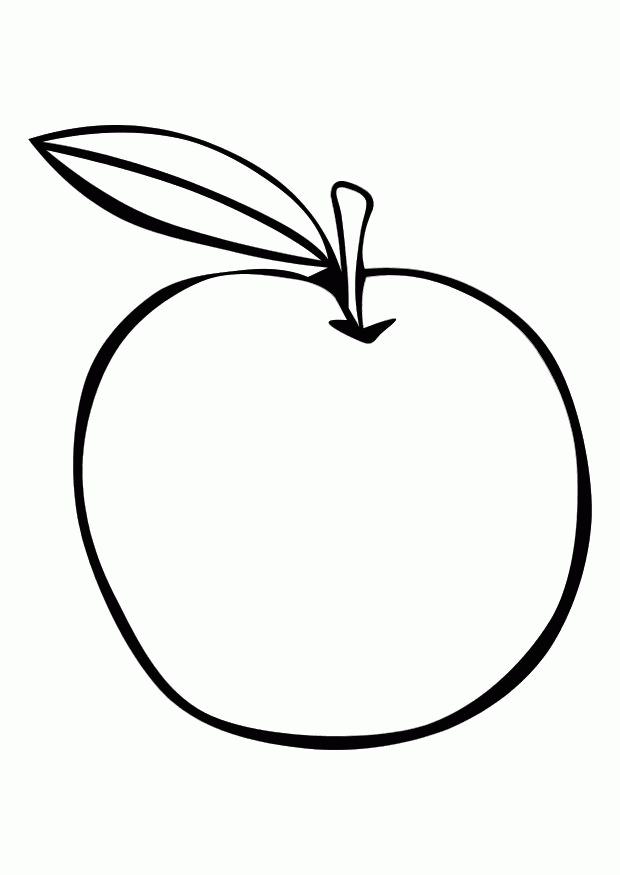 Apple-coloring-5 | Free Coloring Page Site