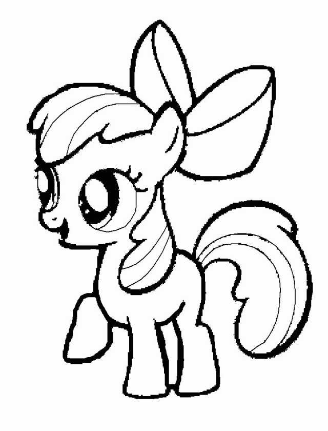 Mlp Coloring Kids Under 7 My Little Pony Coloring Pages Kids - Coloring Home