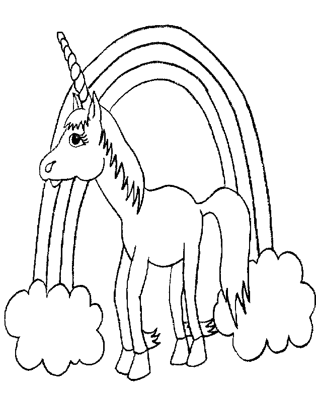 Pegasus Unicorn Coloring Pages | Coloring