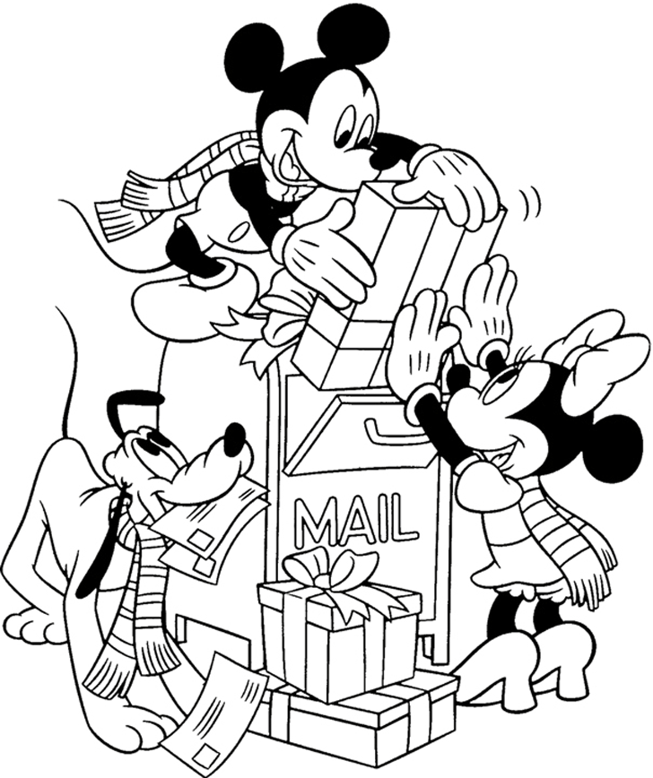 disney holiday coloring pages  coloring home