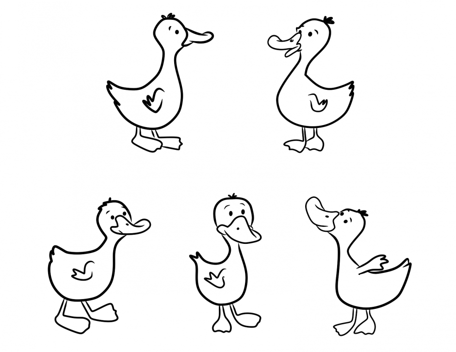 Duck Coloring Pages Smilecoloring Ducks Coloring Pages Printable 