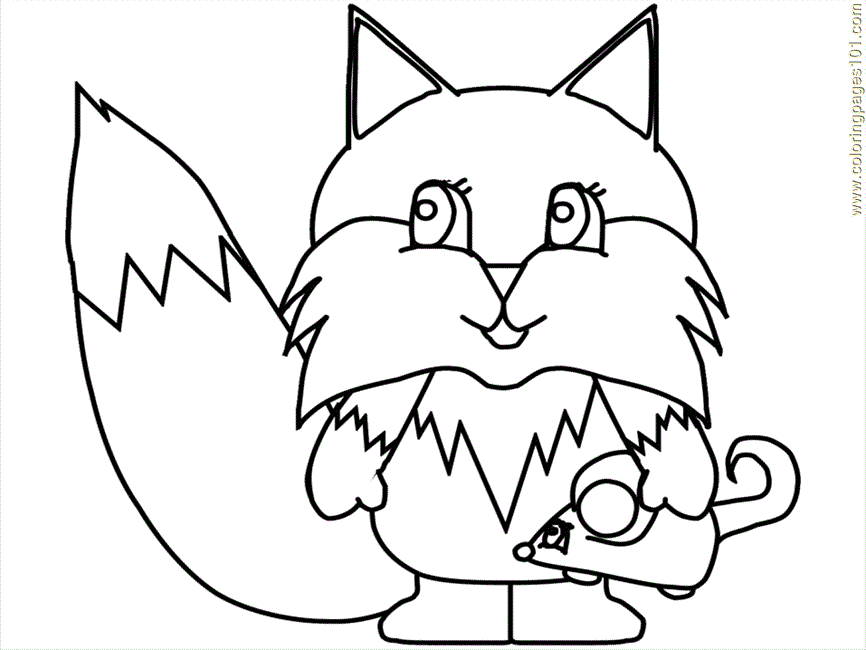 Coloring Pages Fox (Cartoons > Fox) - free printable coloring page 