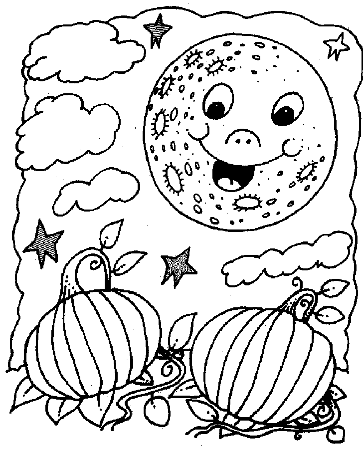 Coloring Pages Of Stars And Moon Coloring Part 2014 | Sticky Pictures