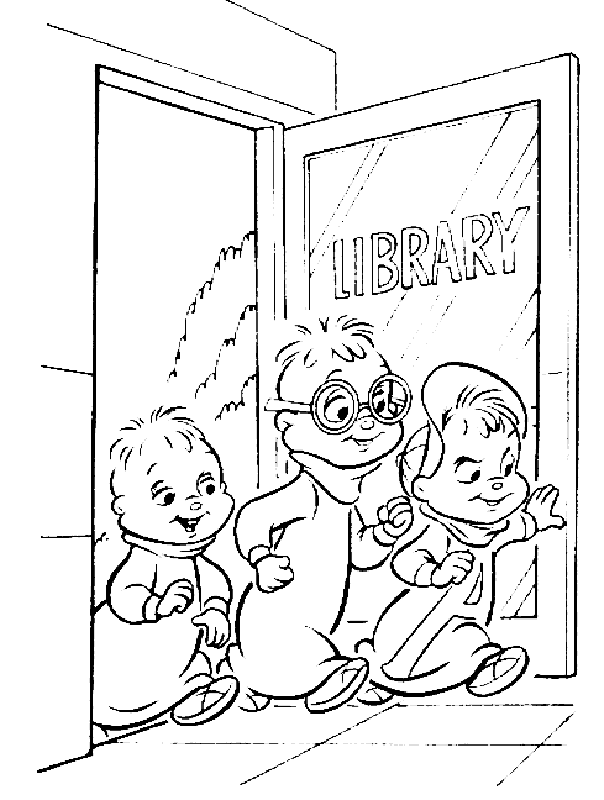 Alvin and the Chipmunks Coloring Pages 18 | Free Printable 