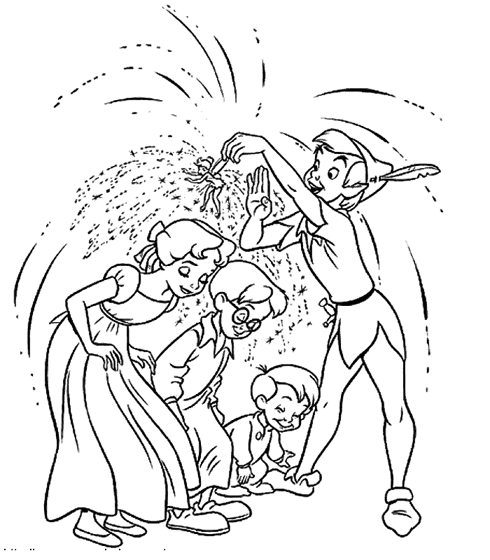 Full sizes peterpan in return to neverland coloring pages 3 