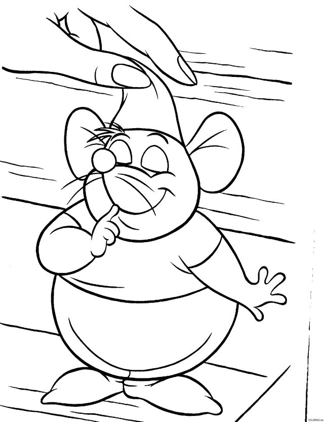 Cinderella Friend Coloring Pages | Coloring Pages