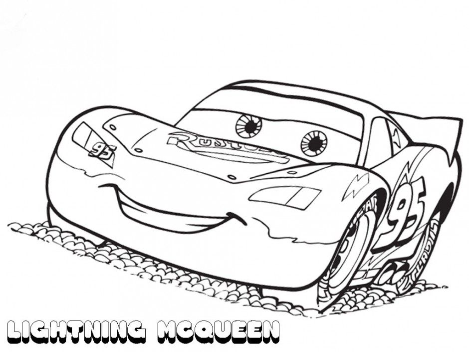 Coloring Pages Striking Lightning Mcqueen Coloring Pages Picture 