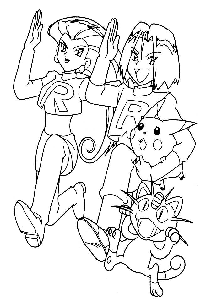 Magmar Pokemon Coloring Pages