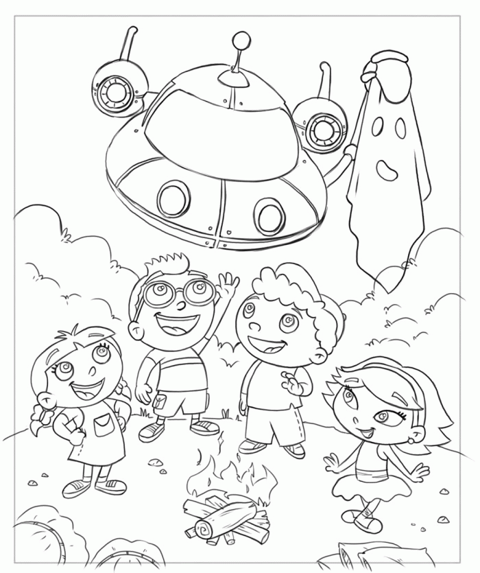 Little Einsteins Coloring Page Educations