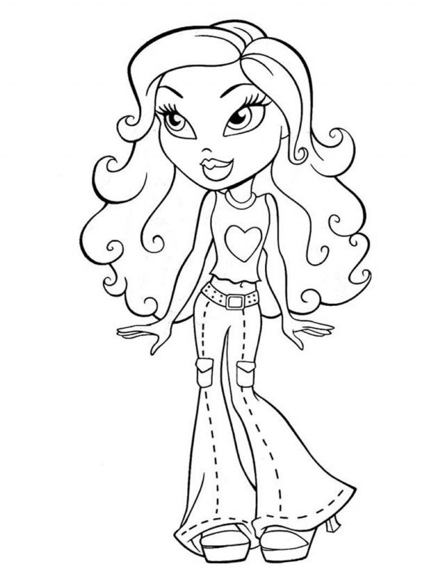 Viewing Gallery For Bratz Coloring Pages Sasha 122869 Brats 