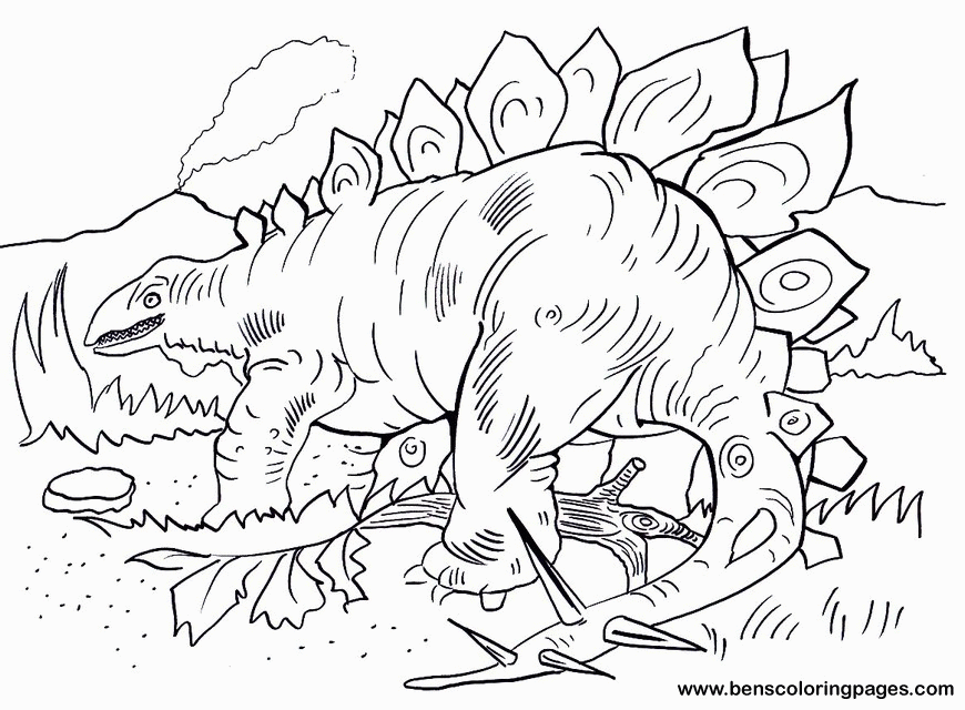 Stegosaurus Coloring Page - Coloring Home