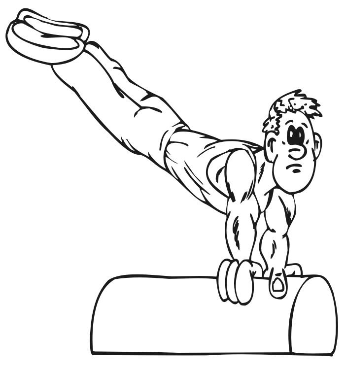 Gymnastics Coloring Pages | Printable Coloring Pages For Kids