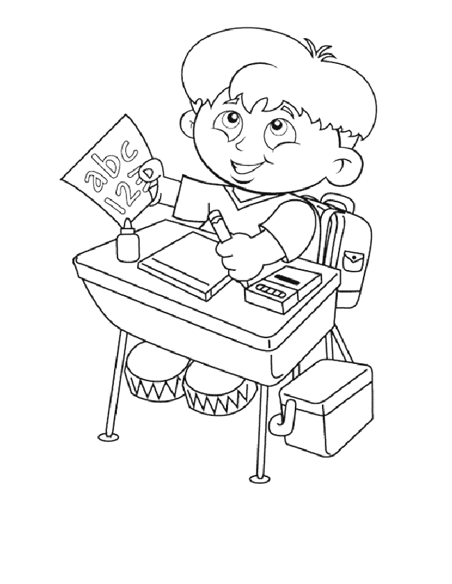 Free School Coloring Pages
