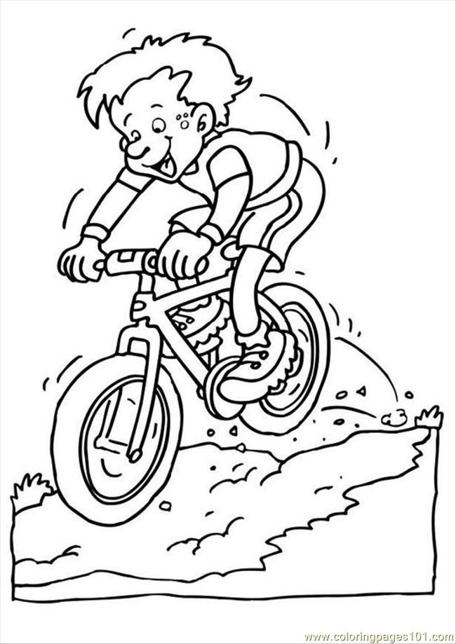 Rock Climbing Coloring Pages
