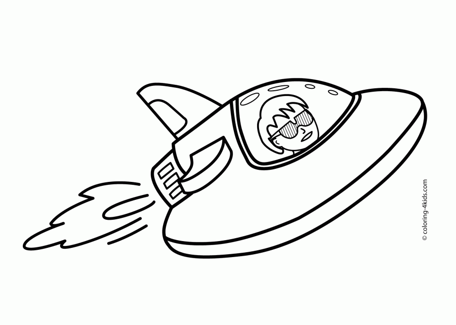 Download Rocket Ship Coloring Page - Coloring Home