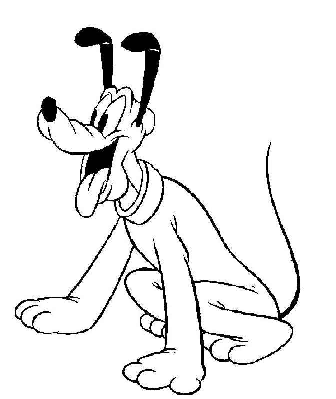 Pluto | Free Printable Coloring Pages