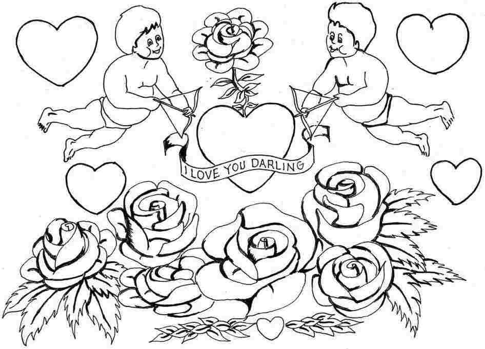 Valentine Colouring Sheets Printable Free For Toddler #