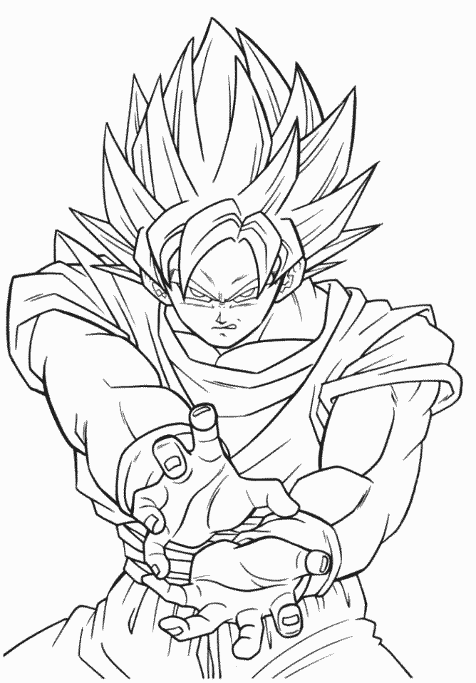 Coloriage Dragon Ball Z Gt Kunings Coloriage Coloring Home