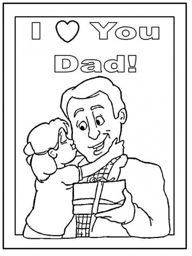 I Love Dad Coloring Pages I Love My Dad Coloring Pages I Love 