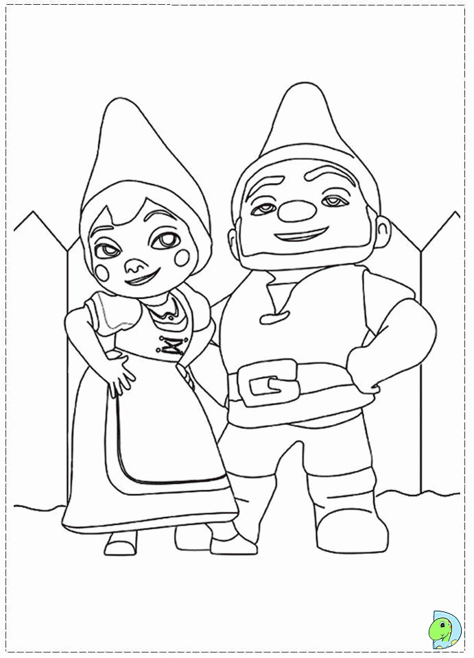 Gnomeo And Juliet Coloring Pages - Free Printable Coloring Pages 