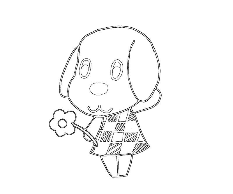 19 Animal Crossing Coloring Page