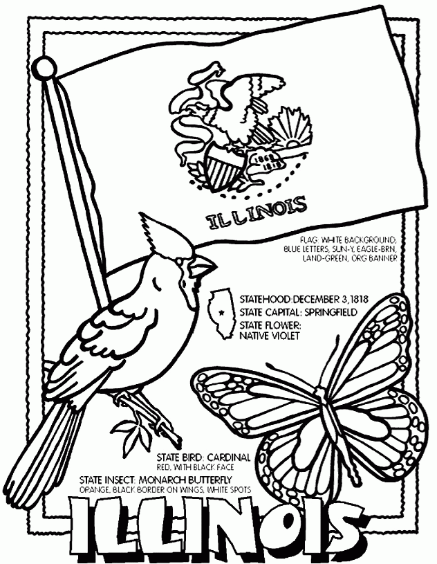 Coloring Pages 50 States | Free coloring pages for kids