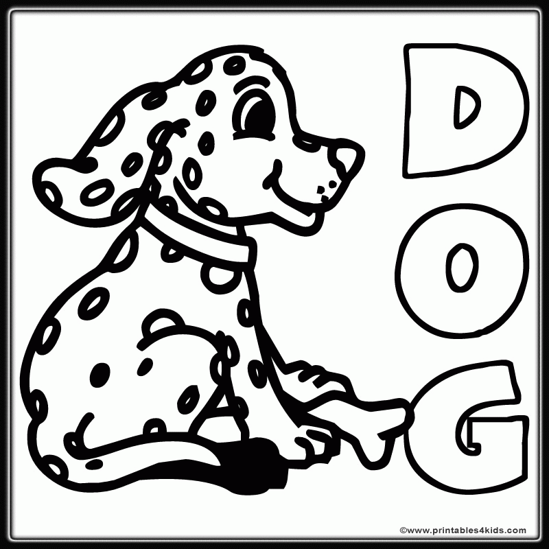 Dog Coloring Pages Free Printables