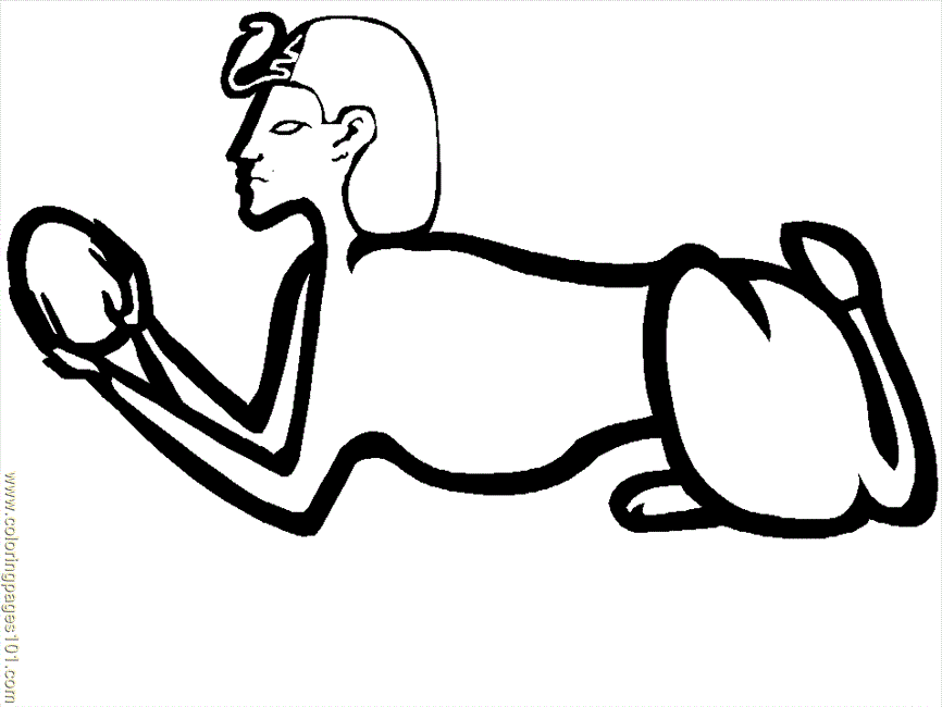 Coloring Pages Ancient Egypt (Peoples > Ancient Egypt) - free 