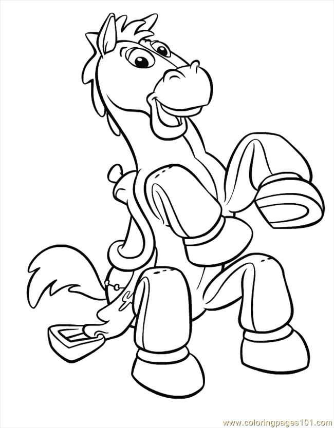 Coloring Pages Toy Story Woody (2) (Cartoons > Toy Story) - free 