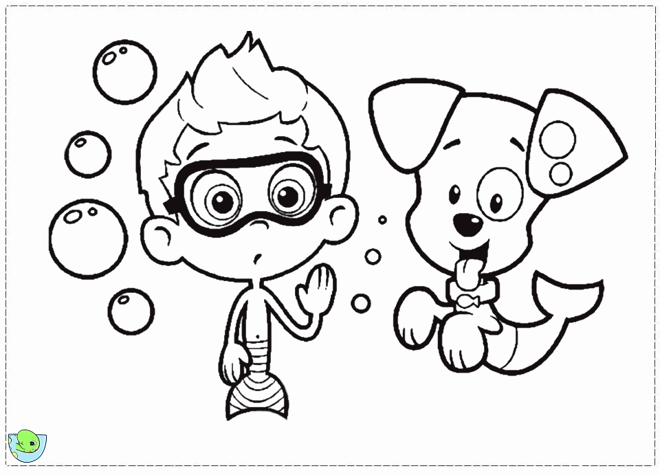 Related To Bubble Guppies Printable Coloring Page Wallpaper Hd 