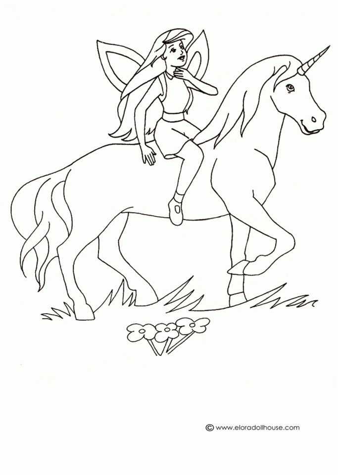 Unicorns Coloring Pages - Coloring Home