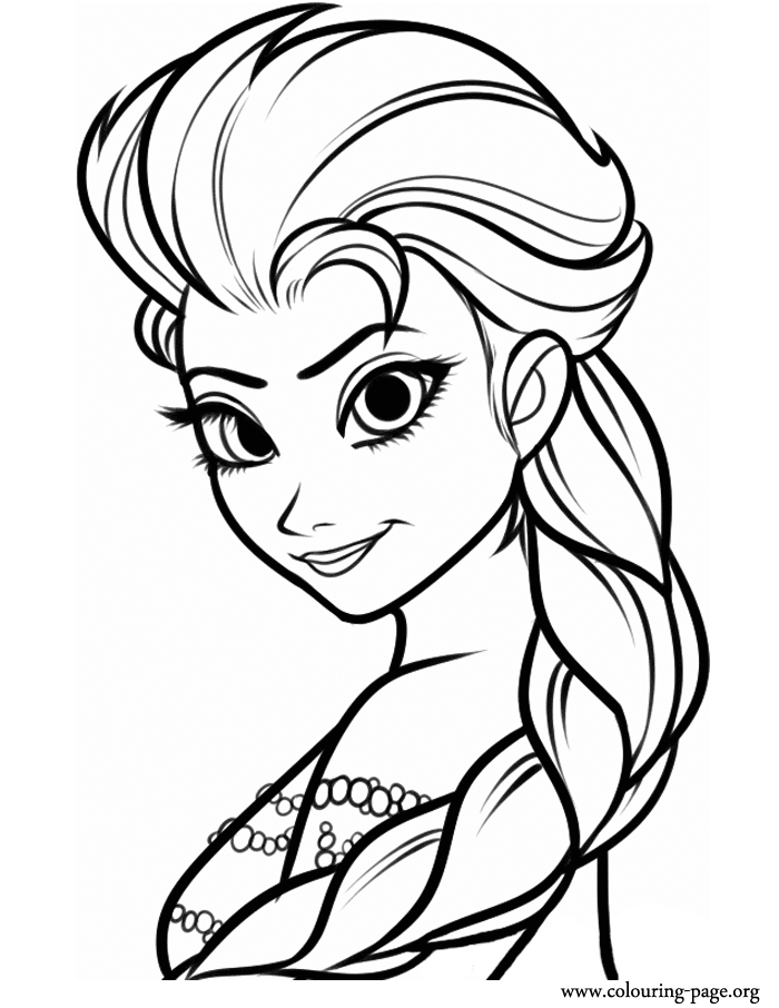 Frozen coloring page | Just in case