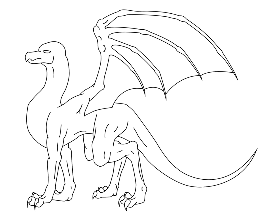 Realistic Dragon Template by Cookiehalo on deviantART