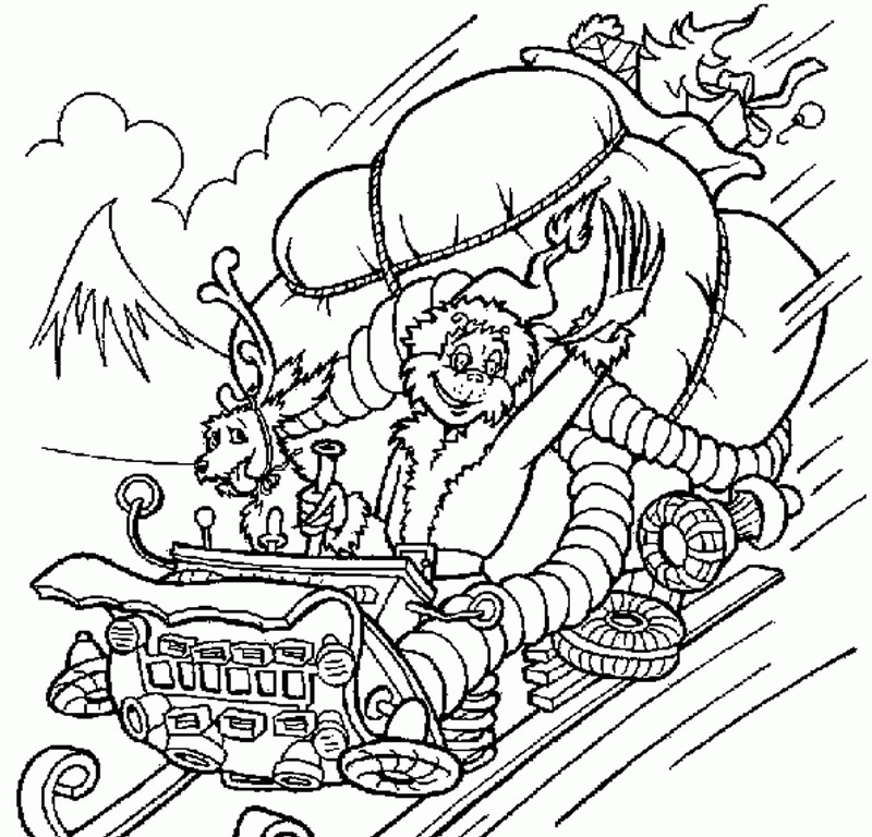 the grinch coloring pages  coloring home