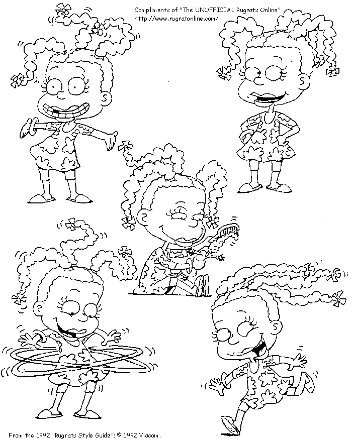 susie rugrats Colouring Pages