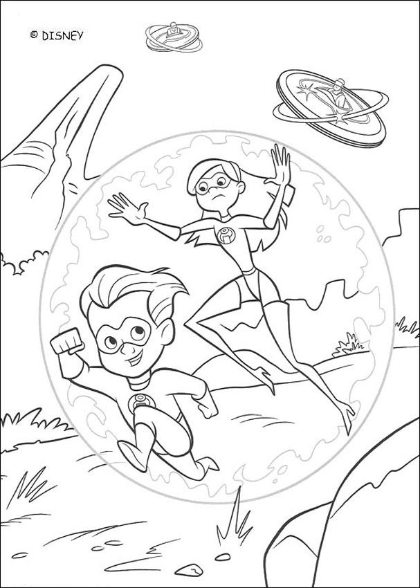 The Incredibles coloring book pages - The Incredibles 7