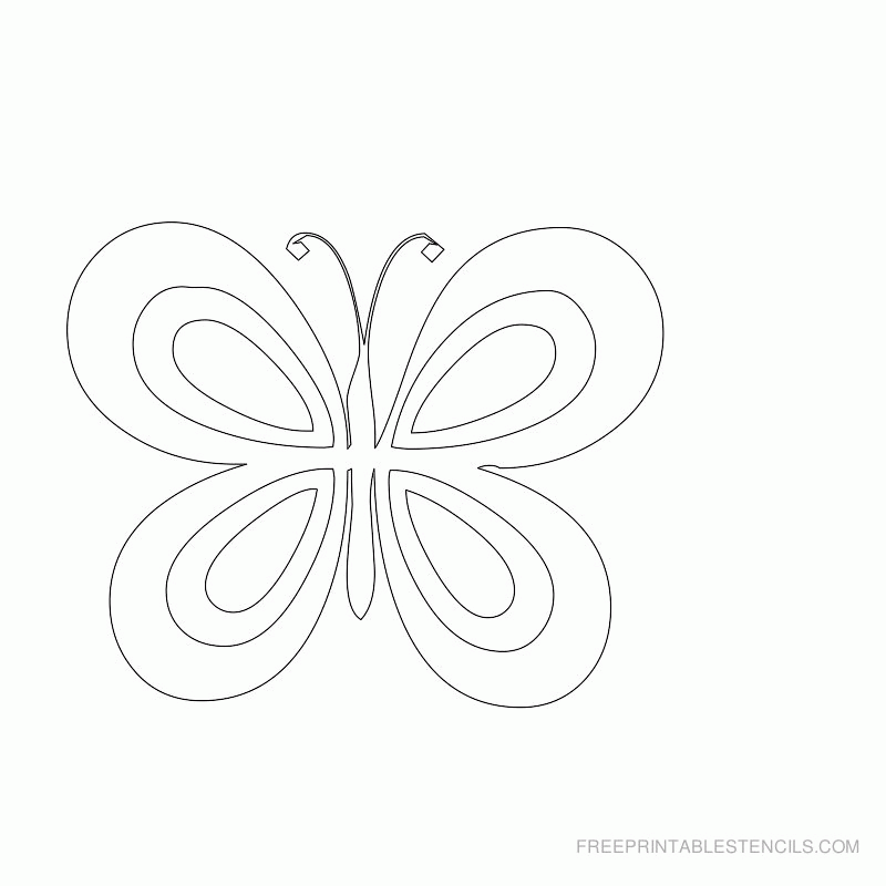 Free Printable Butterfly Stencils | Free Printable Stencils Com