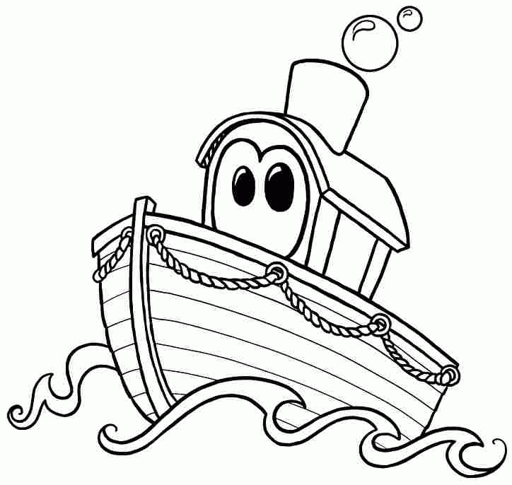 Printable Boat Coloring Pages Coloring Pages Coloring