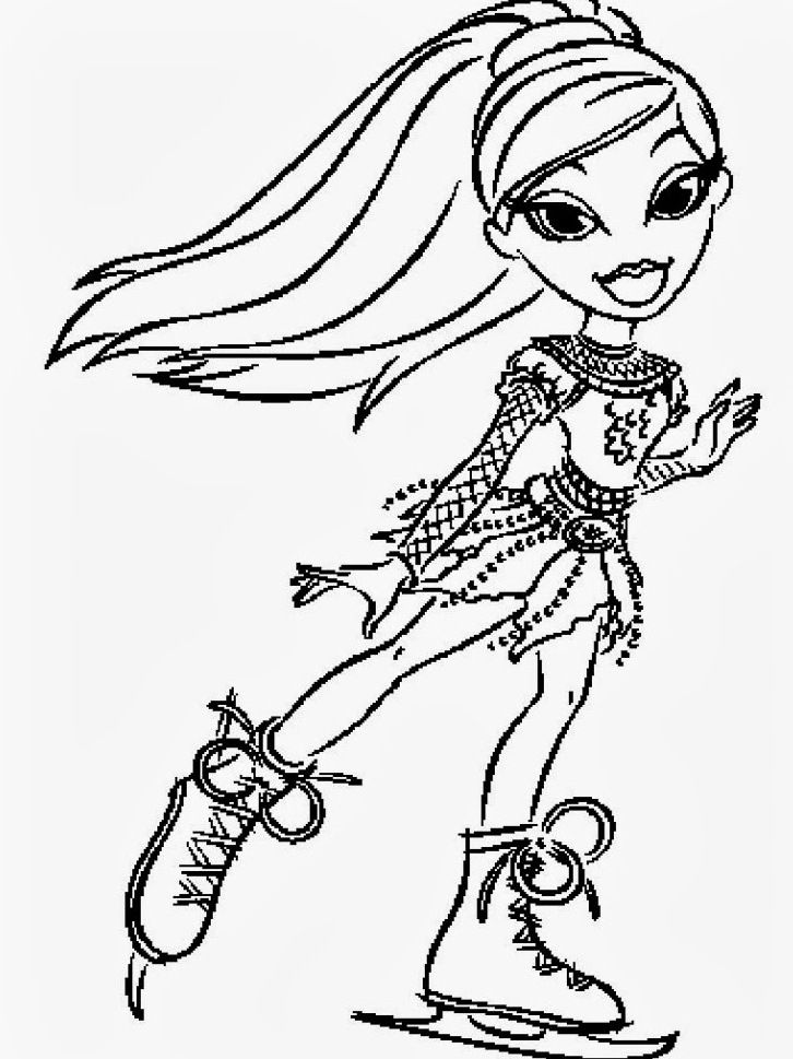 Bratz Doll Coloring Pages - Coloring Home