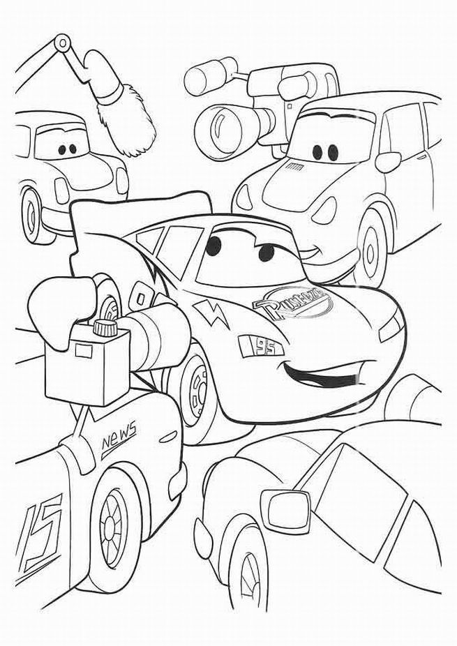 lightning mcqueen image Colouring Pages (page 2)