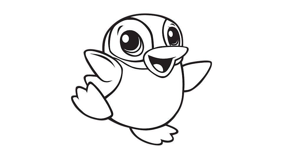 coloring pages of baby penguins : Printable Coloring Sheet ~ Anbu 