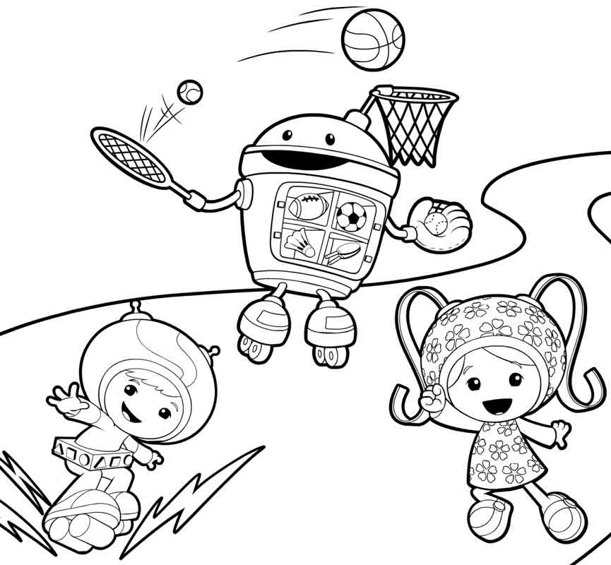 Team Umizoomi Coloring Pages - Free Printable Coloring Pages 