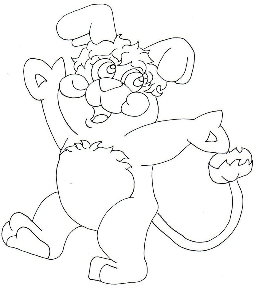 happy popples coloring page to print