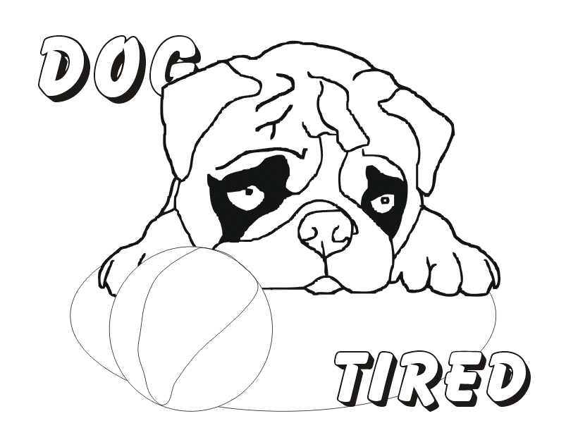 Kids Coloring Coloring Pages Blog Pug Bowler : coloring pages of a 