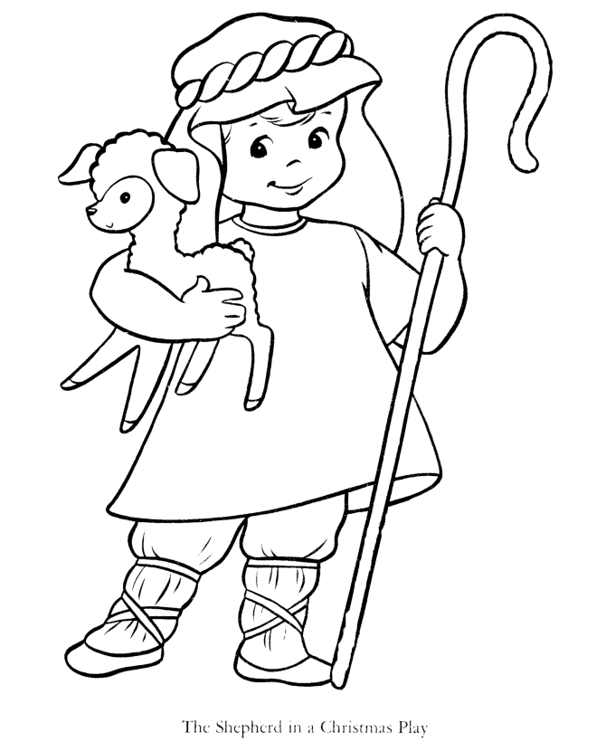 BlueBonkers : Biblical Christmas Coloring pages - 2