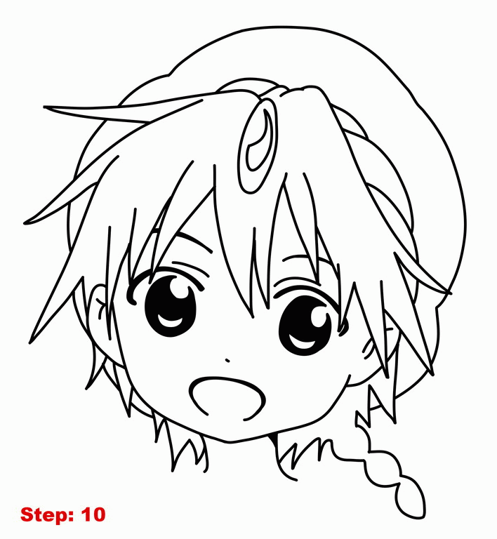 How to draw Aladdin from Magi | how to draw manga 3d