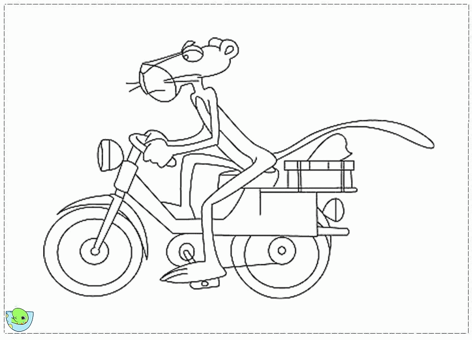 Pink Panther At Work Coloring Pages 6