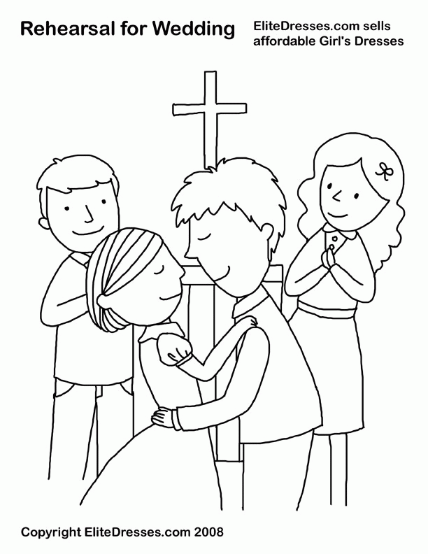 marriage Colouring Pages (page 2)