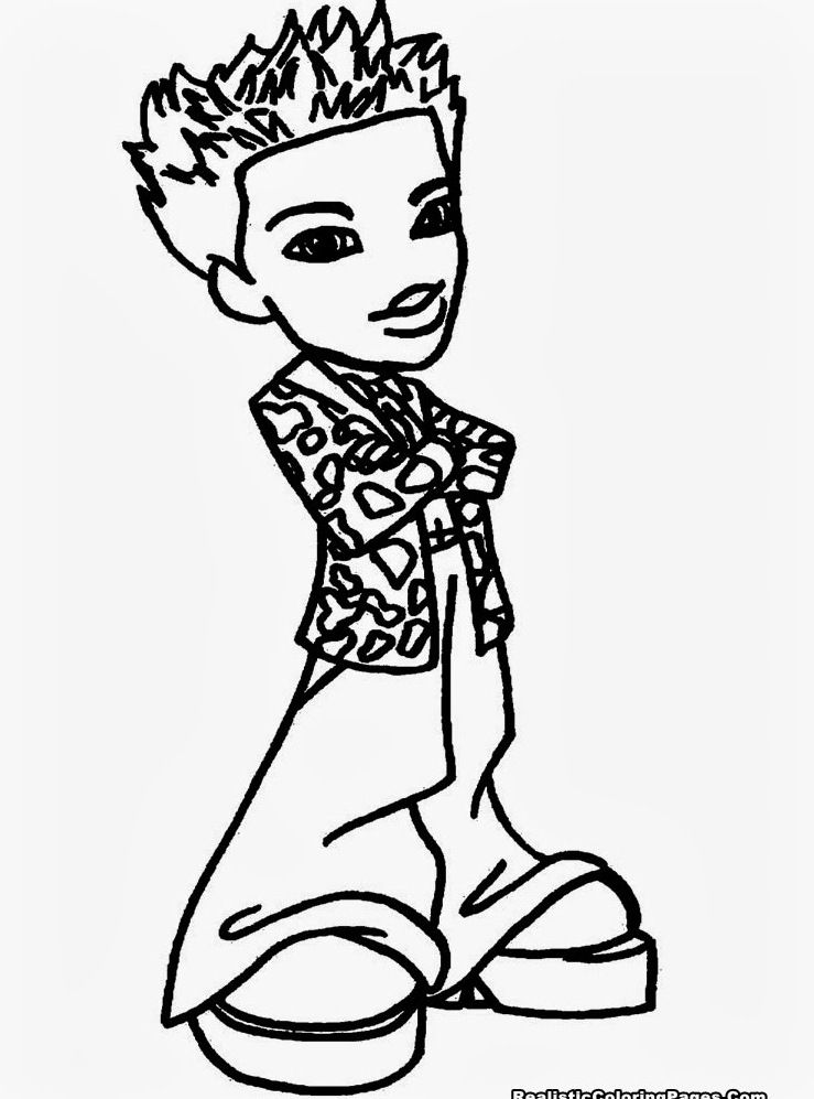 Bratz Coloring Pages To Print Free :Kids Coloring Pages 