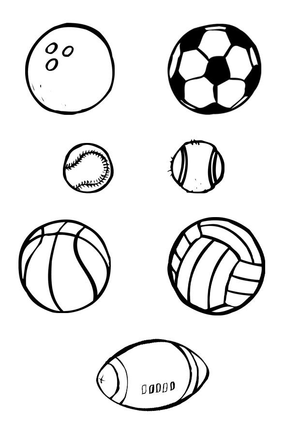 Coloring page ball sports - img 10386.